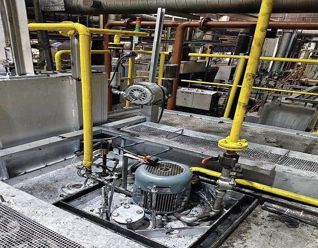 Recirculation fan after conversion to air cooling